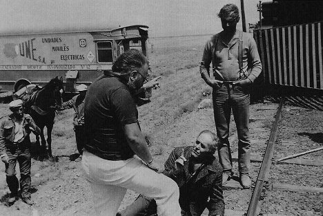 Sergio Leone, Henry Fonda, Terence Hill - Mein Name ist Nobody - Dreharbeiten