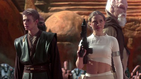 Hayden Christensen, Natalie Portman, Silas Carson - Star Wars: Episode II - Angriff der Klonkrieger - Filmfotos