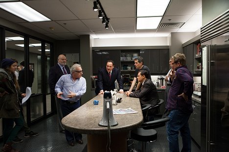 Rob Reiner, Martin Scorsese, Jon Favreau, Rodrigo Prieto, Leonardo DiCaprio - Vlk z Wall Street - Z nakrúcania