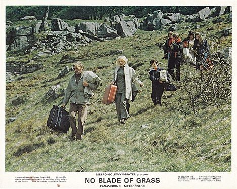 Nigel Davenport, Jean Wallace - No Blade of Grass - Lobbykaarten