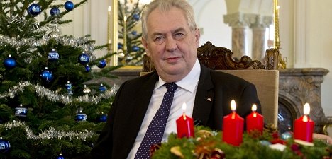 Miloš Zeman - Vánoční poselství prezidenta republiky Miloše Zemana - Photos
