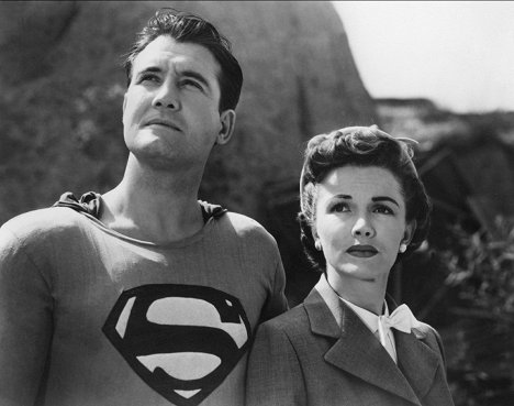 George Reeves, Phyllis Coates - Superman and the Mole Men - Filmfotos