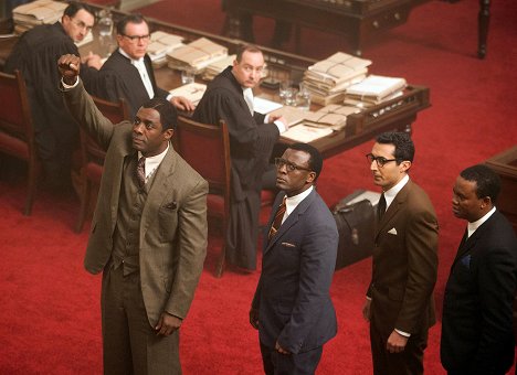Idris Elba, Tony Kgoroge, Riaad Moosa, Thapelo Mokoena - Mandela: Del mito al hombre - De la película