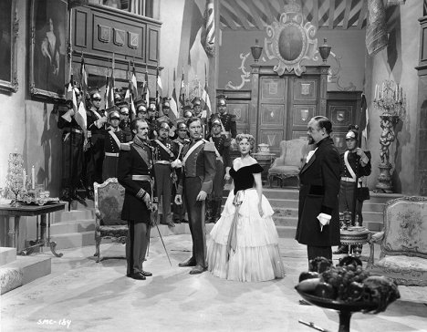 David Bond, George Montgomery, Rita Corday, Berry Kroeger - The Sword of Monte Cristo - Filmfotos