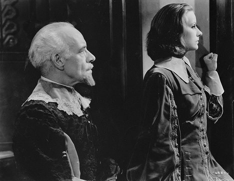 Lewis Stone, Greta Garbo - Königin Christine - Filmfotos