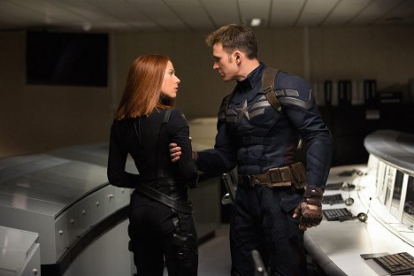 Scarlett Johansson, Chris Evans - Captain America 2: The Return of the First Avenger - Filmfotos