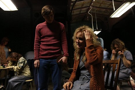 Evan Peters, Jessica Lange - American Horror Story - Asylum - De la película