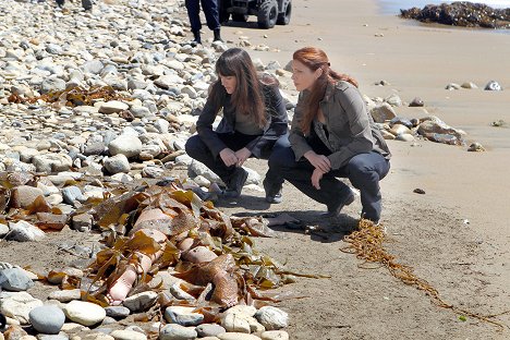 Robin Tunney, Amanda Righetti - Mentalist - Du sang sur le sable - Film