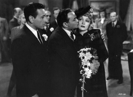 George Raft, Edward G. Robinson, Marlene Dietrich - Herzen in Flammen - Filmfotos
