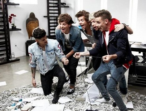 Zayn Malik, Louis Tomlinson, Harry Styles, Niall Horan, Liam Payne - One Direction - Best Song Ever - Filmfotók