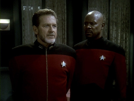 Robert Foxworth, Avery Brooks - Star Trek: Deep Space Nine - Das verlorene Paradies - Filmfotos