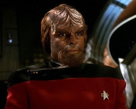 Michael Dorn - Star Trek: Deep Space Nine - Das Gefecht - Filmfotos