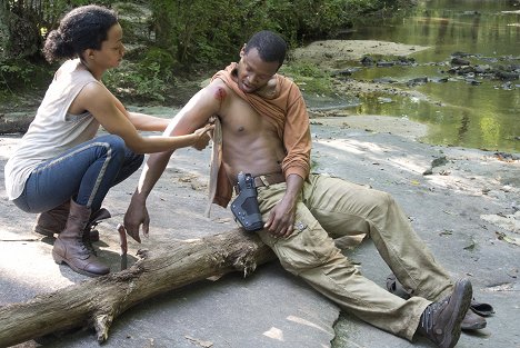 Sonequa Martin-Green, Lawrence Gilliard Jr. - Walking Dead - Na ceste - Z filmu