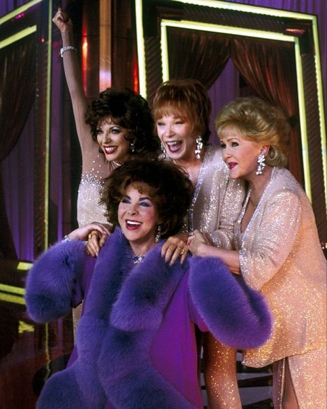 Joan Collins, Elizabeth Taylor, Shirley MacLaine, Debbie Reynolds - These Old Broads - Werbefoto