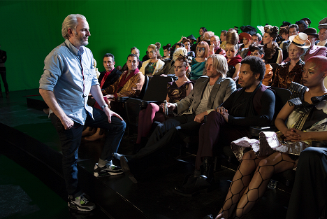 Francis Lawrence, Woody Harrelson, Lenny Kravitz - The Hunger Games: Catching Fire - Van de set