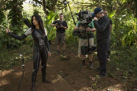 Jennifer Lawrence, Francis Lawrence - Hunger Games - L'embrasement - Tournage