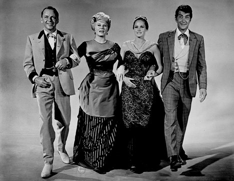 Frank Sinatra, Anita Ekberg, Ursula Andress, Dean Martin - 4 für Texas - Werbefoto