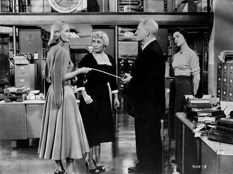 Dina Merrill, Joan Blondell, Spencer Tracy, Sue Randall - Desk Set - Z filmu