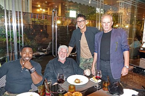 Michael Jai White, Ron Perlman, Peter Weller - Skin Trade - Dreharbeiten