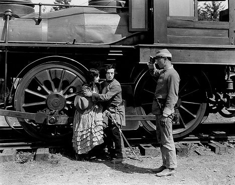 Marion Mack, Buster Keaton - El maquinista de la General - De la película