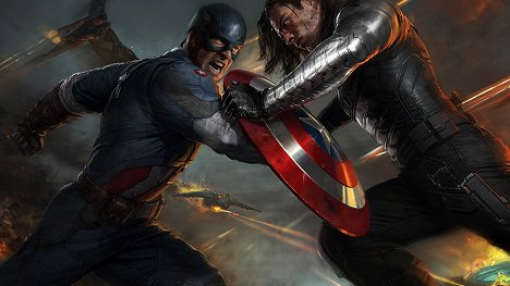 Chris Evans, Sebastian Stan - Captain America: The Winter Soldier - Concept art
