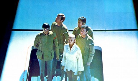 Leonard Nimoy, Stephen Collins, Persis Khambatta, DeForest Kelley, William Shatner - Star Trek - Der Film - Filmfotos