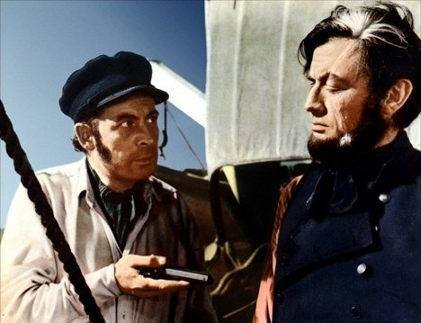 Leo Genn, Gregory Peck - Moby Dick - Filmfotos