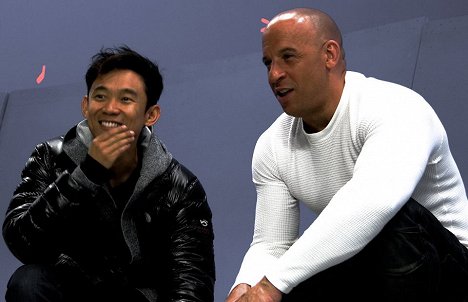 James Wan, Vin Diesel - Fast & Furious 7 - Dreharbeiten
