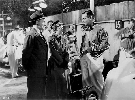 Frank Jenks, Barbara Stanwyck, Clark Gable - Indianápolis - De la película