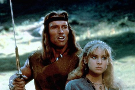 Arnold Schwarzenegger, Olivia d'Abo - Conan hävittäjä - Kuvat elokuvasta