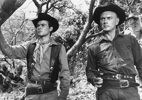 Horst Buchholz, Yul Brynner, Charles Bronson - A hét mesterlövész - Filmfotók