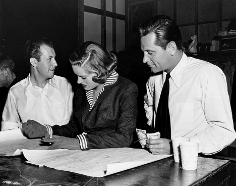Alexis Smith, William Holden - The Turning Point - De filmagens