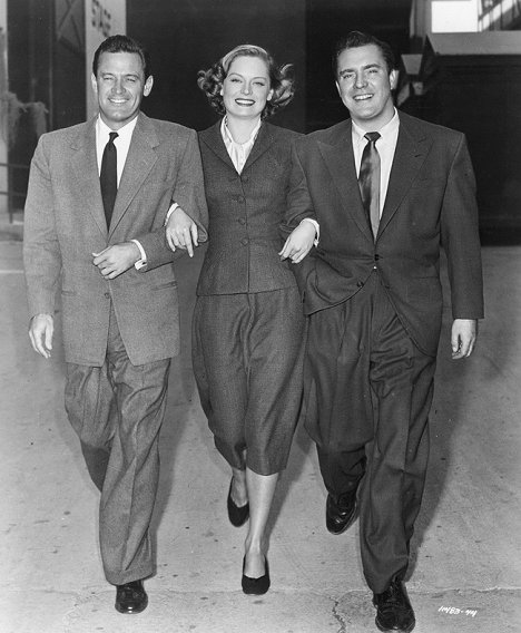 William Holden, Edmond O'Brien, Alexis Smith - The Turning Point - Making of