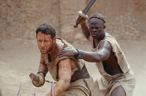 Russell Crowe, Djimon Hounsou - Gladiator - Filmfotos