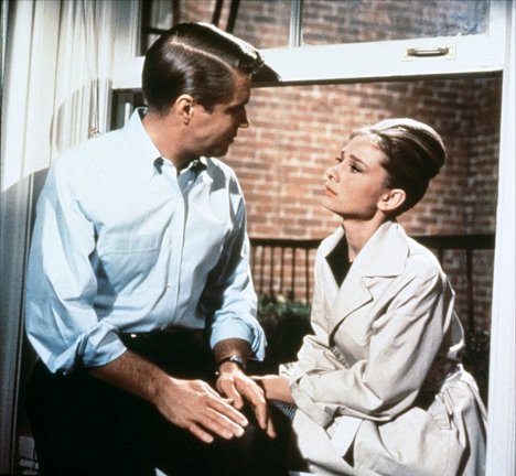 George Peppard, Audrey Hepburn - Breakfast at Tiffany's - Van film