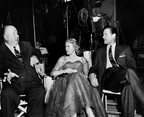 Alfred Hitchcock, Grace Kelly, Robert Cummings - Dial M for Murder - Making of