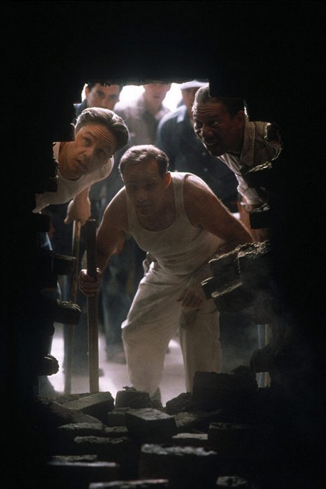 Tim Robbins, Morgan Freeman - Skazani na Shawshank - Z filmu