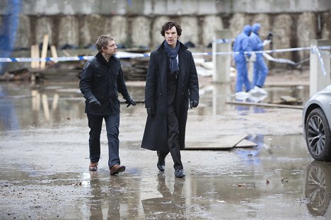 Martin Freeman, Benedict Cumberbatch - Sherlock - The Great Game - Photos