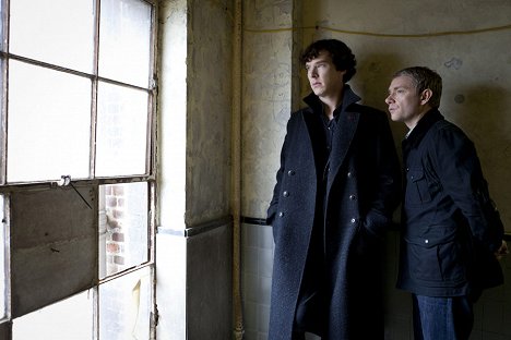 Benedict Cumberbatch, Martin Freeman - Sherlock - Skandál v Belgravii - Z filmu