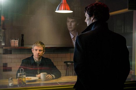 Martin Freeman, Benedict Cumberbatch - Sherlock - Filmfotók