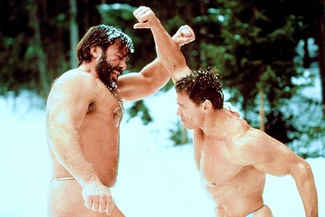 Sven-Ole Thorsen, Arnold Schwarzenegger - Red Heat - Filmfotos