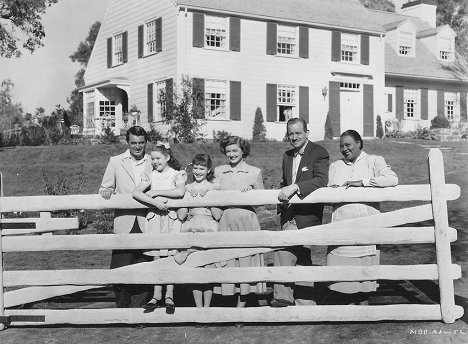 Cary Grant, Sharyn Moffett, Connie Marshall, Myrna Loy, Melvyn Douglas, Louise Beavers - Madame wünscht sich ein Haus - Werbefoto