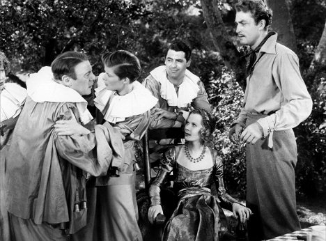Edmund Gwenn, Katharine Hepburn, Cary Grant, Natalie Paley, Brian Aherne - Sylvia Scarlett - Z filmu