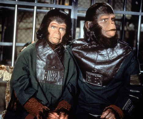 Kim Hunter, Roddy McDowall - Flucht vom Planet der Affen - Filmfotos