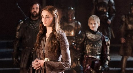 Rory McCann, Sophie Turner, Jack Gleeson - Game Of Thrones - Schwarzwasser - Filmfotos