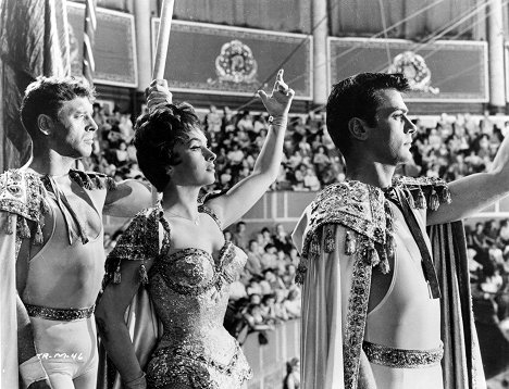 Burt Lancaster, Gina Lollobrigida, Tony Curtis - Trapéza - Z filmu