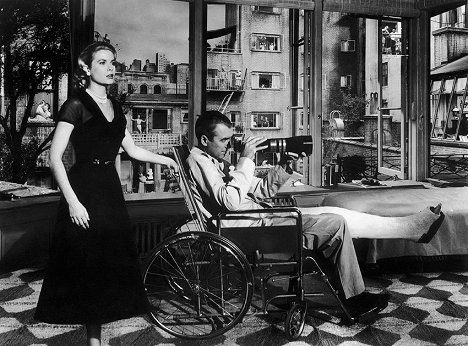 Grace Kelly, James Stewart - Rear Window - Van film