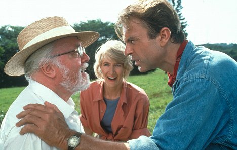 Richard Attenborough, Laura Dern, Sam Neill - Jurassic Park - Van film