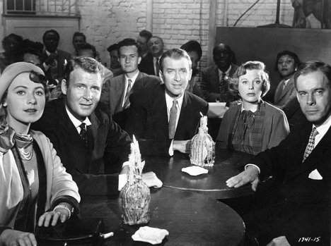 Marion Ross, James Stewart, June Allyson, Harry Morgan - The Glenn Miller Story - Do filme