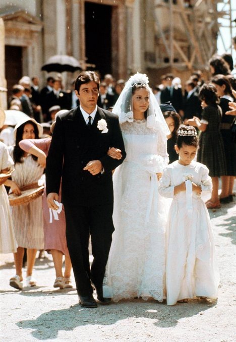 Al Pacino, Simonetta Stefanelli - Der Pate - Filmfotos